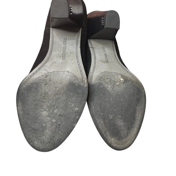 Michael Kors Diva Black Suede Ankle Boots Women’s Size 6.5 - Picture 8 of 10